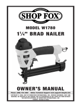Shop fox SHOP FOX W1780 User manual