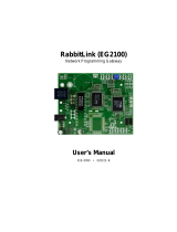 Digi EG2110 RabbitLink User manual