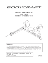 BodyCraft Option Owner's manual