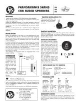 DLS Performance series Owner's manual