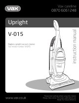 Vax V-041P Owner's manual