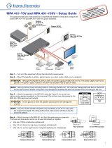 Extron electronics MPA 401 User manual