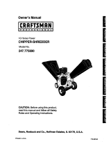 Craftsman 247.775890 User manual