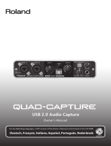 Roland Quad-Capture Owner's manual