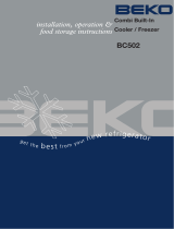 Beko BC502 User manual