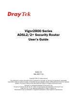 Draytek Vigor 2800VG Owner's manual