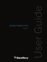 Blackberry PlayBook Tablet v2.1 User manual
