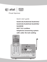 AT&T SL82218 Quick start guide