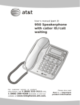 AT&T 950 User manual