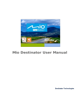Mio Destinator User manual