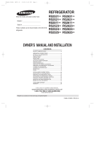 Samsung RS26WUNS User manual