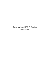 Acer Network Device Altos R520 User manual