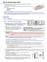 Extron electronics FOX 3G HD-SDI User manual