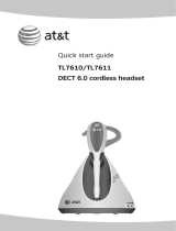 AT&T TL7610 Quick start guide