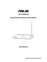 Asus WL 520GU - Wireless Router User manual