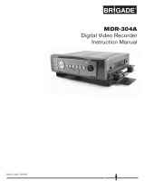 Brigade Electronics MDR-304A User manual