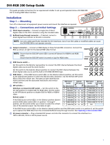 Extron DVI-RGB 200 User manual