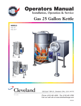 Cleveland KCL-25-T User manual