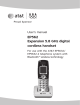 AT&T SD4502 - System Expansion Cordless Handset Extension User manual