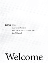 BenQ FP931 User manual