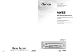 Clarion M455 User manual