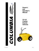 Columbia Chariot Owner's manual