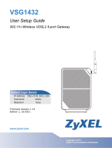 ZyXEL VSG1432 Owner's manual