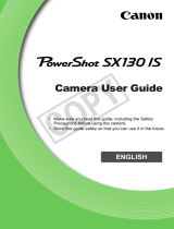 Canon SX130IS User manual