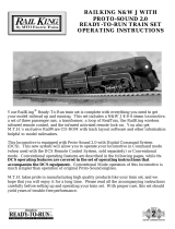 M.T.H. RAILKING N&W J WITHPROTO-SOUND 2.0READY-TO-RUN TRAIN SET Operating instructions