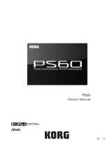Korg PS60 Owner's manual