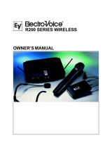 Electro-Voice R200 Series User manual