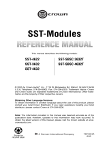 Crown SST-3632 User manual