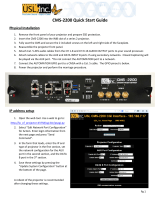 Usl CMS-2200 Quick start guide