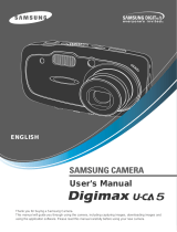 Samsung DIGIMAX U-CA 5 User manual