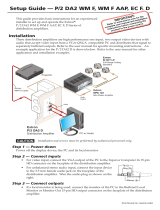 Extron electronics P/2 DA2 WM F User manual