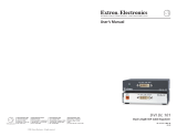 Extron electronics DVI DL 101 User manual