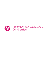 HP ENVY 100 e-All-in-One Printer - D410b User manual