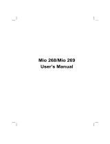 Mio Mio 268 User manual