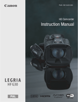 Canon Legria HFG30 User manual