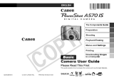 Canon PowerShot A570IS - PowerShot A570 IS Digital Camera User guide