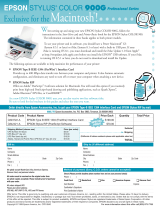Epson 900G User manual