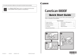 Canon 8800F - CanoScan - Flatbed Scanner User manual