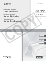 Canon ZR-900 User manual