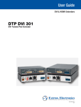 Extron DTP DVI 301 User manual