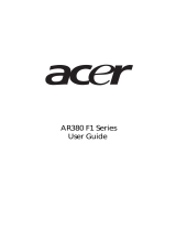 Acer AR380 F1 User guide