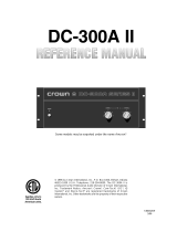 Crown D-Series User manual