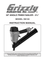 Grizzly ANGLED FINISH NAILER User manual