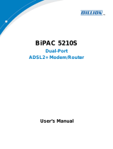 Billion Electric Company 5210S User manual