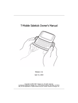 T-Mobile Sidekick Owner's manual
