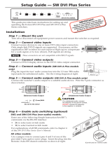 Extron electronics SW4 DVI Plus User manual